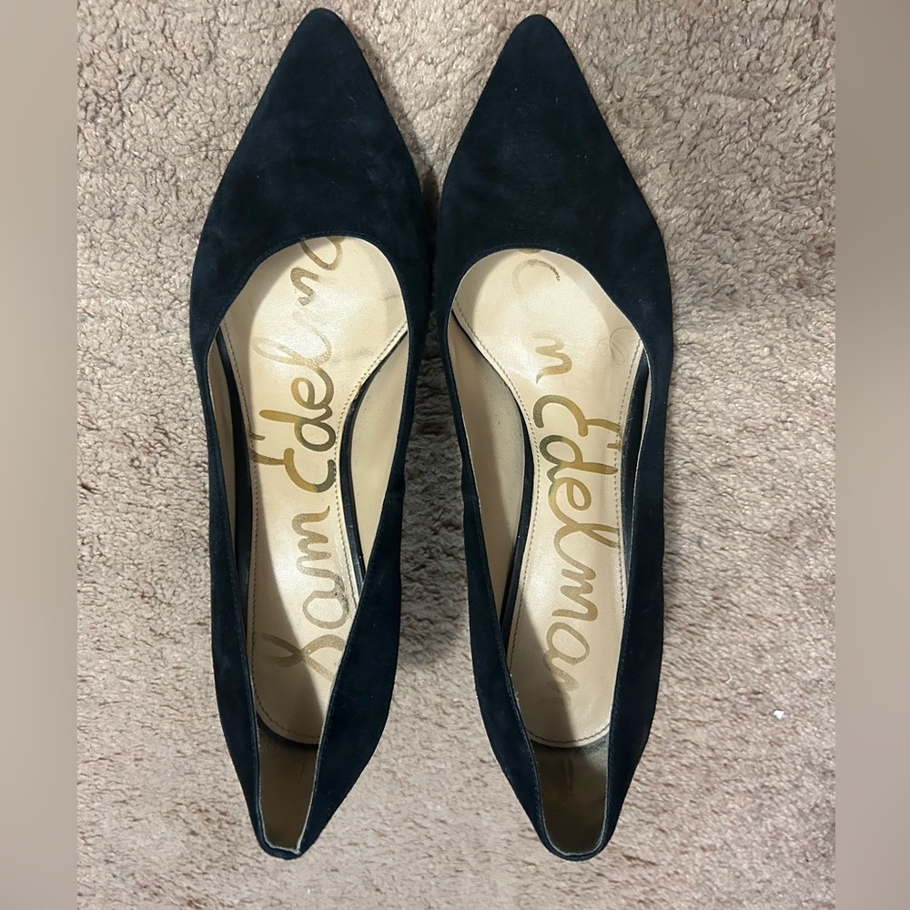 Sam Edelman pointed toe stud pumps